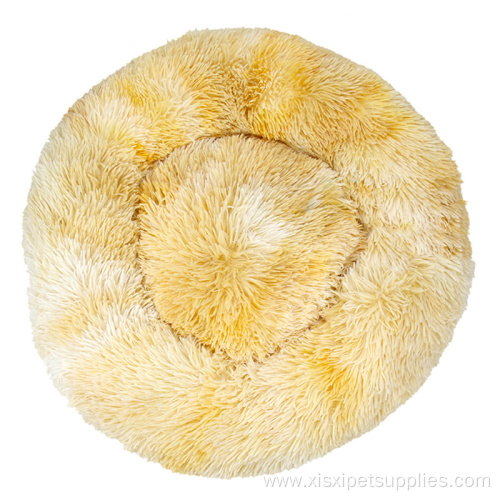 round washable multi color luxury dogs beds